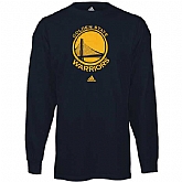 Golden State Warriors Navy Blue Prime Logo Long Sleeve WEM T-Shirt,baseball caps,new era cap wholesale,wholesale hats